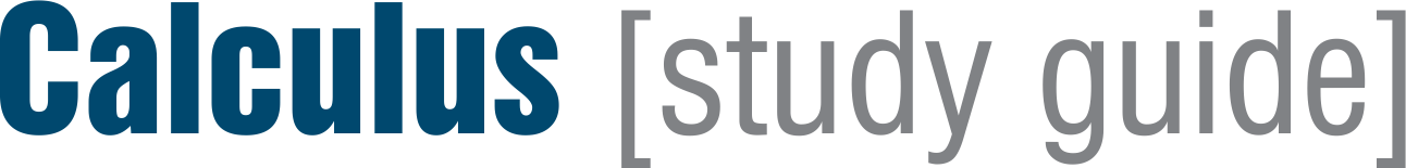 Calculus Study Guide Logo